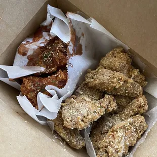 Korean junkie and garlic parmesan