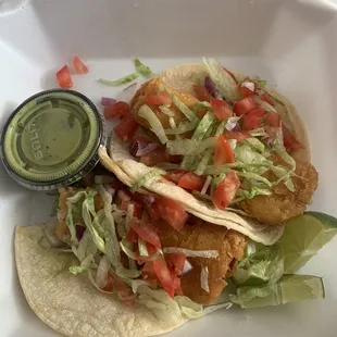 Fish tacos should be removed from their menu