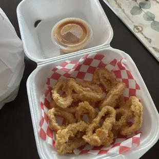 Fried calamari