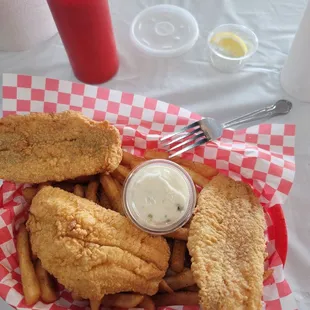 fish and chips, fish, food, seafood