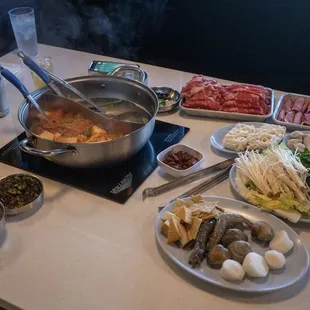 AYCE spread. Very filling!