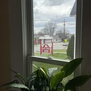 This is the sign out front, parking is out in the back.