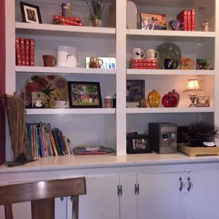 My kids love to look through the selection of kids books