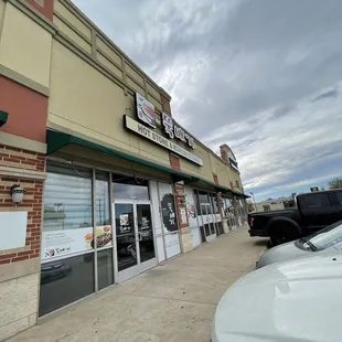 the outside of the building