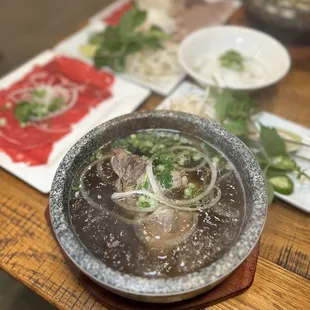 Special Pho before the meat goes in
