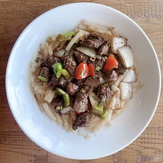 Shaken Beef Macaroni