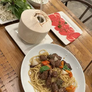 Shaken Beef Noodle