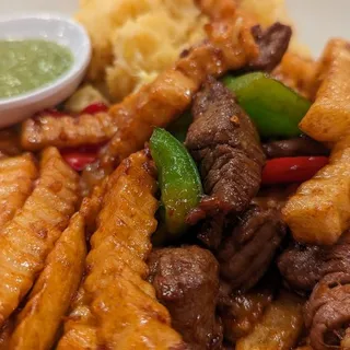 Saltado Shaken Fries - Rice