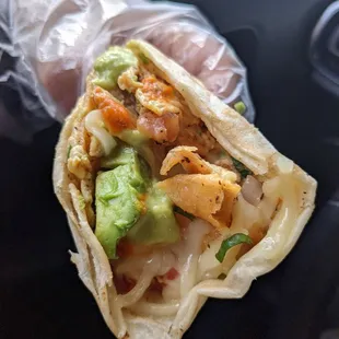 Migas tacos "Texas style"