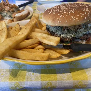 Oyster Rockefeller Burger
