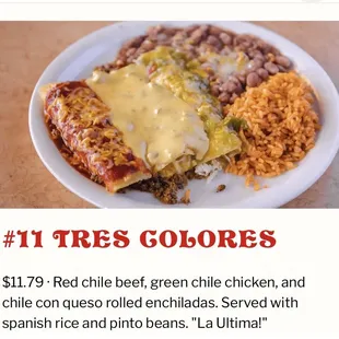 This is the photo on the menu/website or at least what I expected