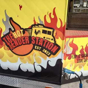 the side of a food truck