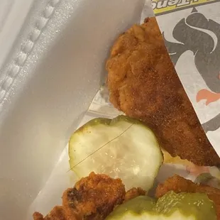 Right when you open your box of food hair on your pickle is not ideal?