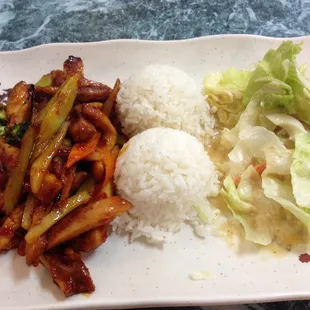 Spicy lunch teriyaki!