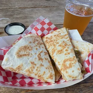 Buffalo Chicken Quesadilla