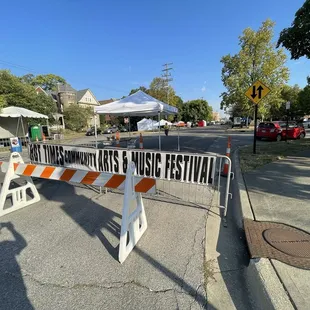 Set up @ the 2024 Temp Location : N. Hamilton Park (Between Broad &amp; Long Streets). Event SEPT 6-7-8, 2024