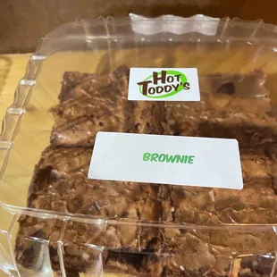 Their brownies, which I've had, are fabulous!