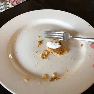 Picture are hard to take when you're gobbling up this pie.