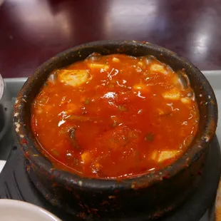 Meat Tofu Soup