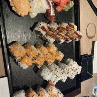 sushi and sashimi