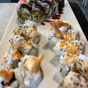 sushi, sashimi, food, sushi and sashimi