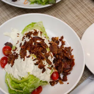 Bacon Wedge Blue Cheese salad