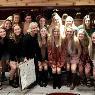 Hot Tuna as a private event room for graduations, team parties, rehearsal dinners, birthday and retirement parties.