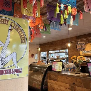 the interior of a restaurant