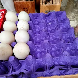 24$ for 20  duck eggs, 12 eggs  bad‍ my first and last I am not coming back.
