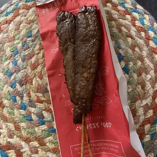 4- beef stick appetizer (until I ate two while driving:) Good!