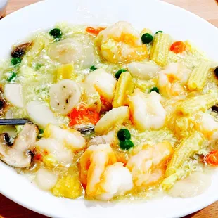 Shrimp with Lobster Sauce Lunch