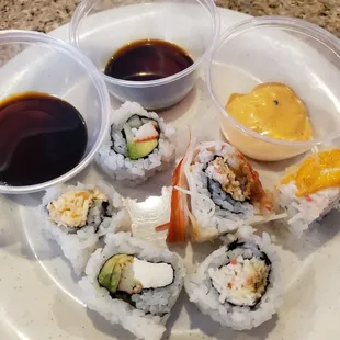 sushi and sashimi, food, sushi, sashimi