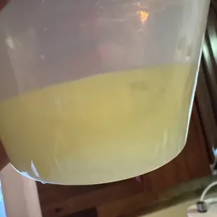 &quot;Egg drop&quot; dishwater
