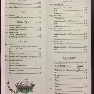 Menu July 2016