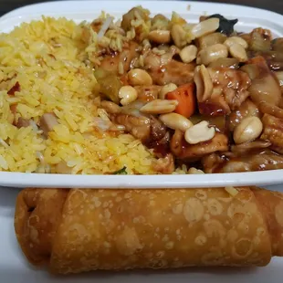 Kung Pao Chicken combination meal