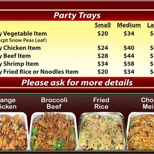 Ask us about our Party Tray