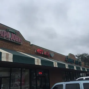 Located in strip mall. Few tables inside but mostly take out