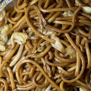 Chow Mein noodles that are savory!
