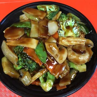 Sauteed mixed vegetables