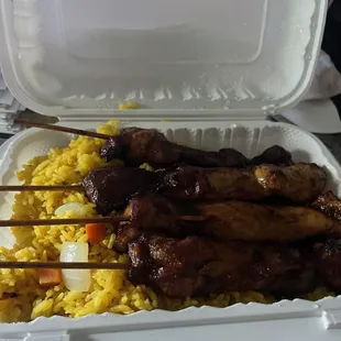 Chicken V7. Teriyaki Chicken Meal(lunch special). It was very good.