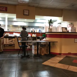 Order counter and kitchen