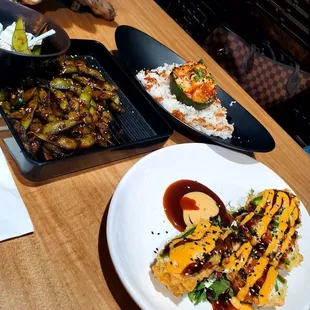 sashimi, sushi, sushi and sashimi, food