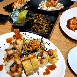 sushi and sashimi, food, sushi, sashimi