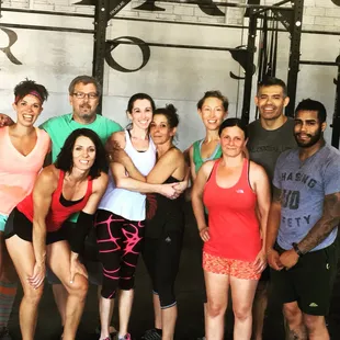 Our staff and the Royal Wolf coaches during the 2017 Summer Challenge.