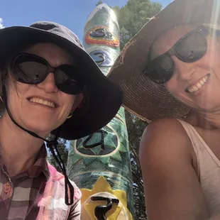 We discovered this yoga totem during training!  What a sign!