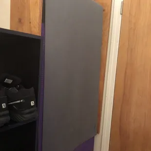 If you don't have a mat or want to try out yoga before buying a mat? HYI has loaner clean yoga mats!