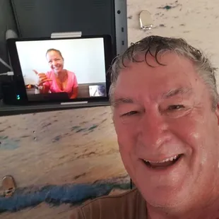 The instructor and me.