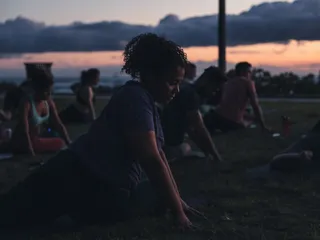 Yoga Under The Palms Waikiki