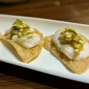 Butterfish jalapeño nachos