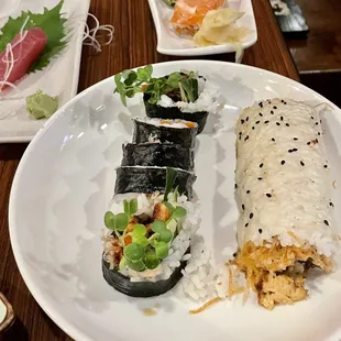 Baked Crab Hand Roll